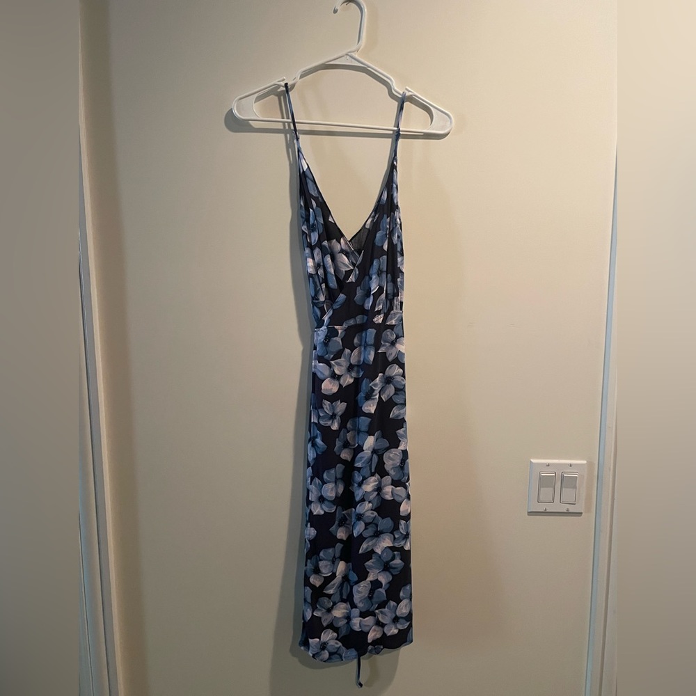 Reformation Floral Wrap Dress